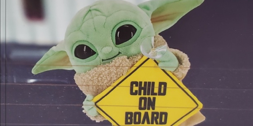 Star Wars Grogu Plush “Child on Board” Sign Only $7.49 on Target.com (Regularly $15)