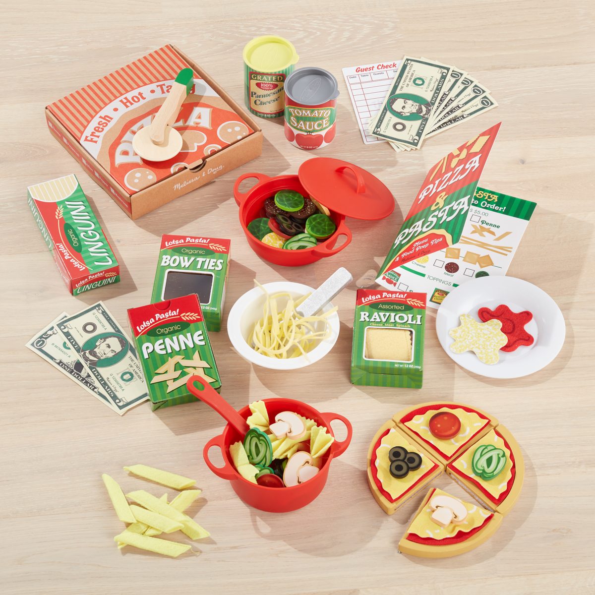 Melissa & Doug Deluxe Pizza & Pasta Play Set