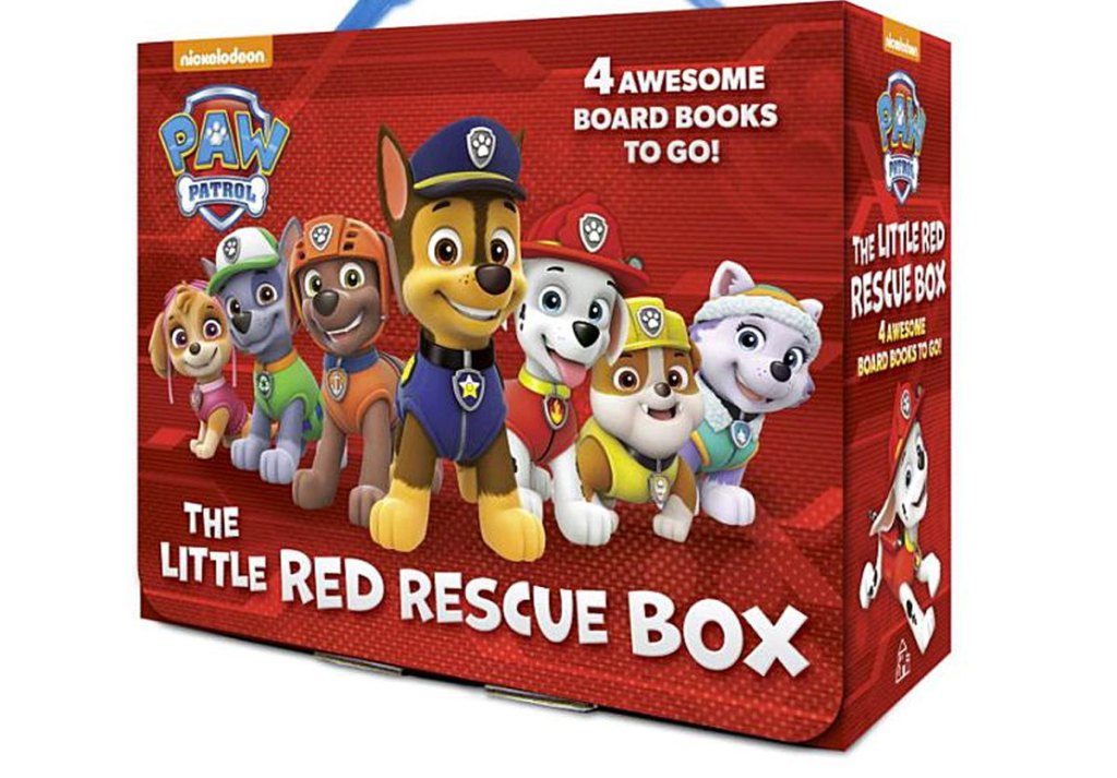 paw patrol boxed book set