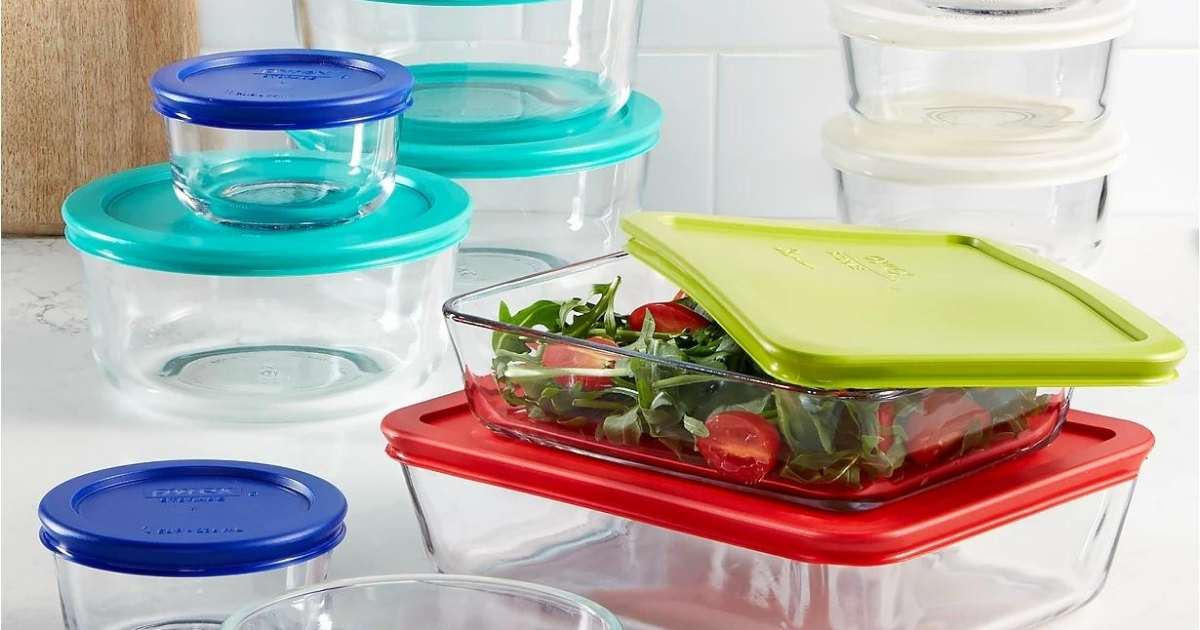 Pyrex 22-Piece Food Storage Set