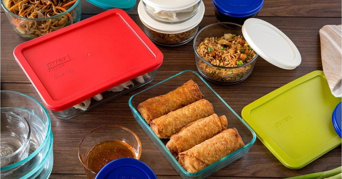 Pyrex 22-Piece Food Storage Set