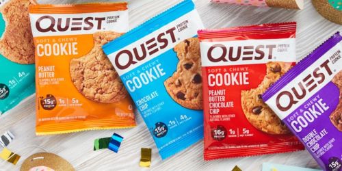 Quest Protein Cookies and Bars 12-Count Boxes from $11.83 Shipped on Amazon (Reg. $29)