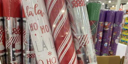 Double-Sided Wrapping Paper 3-Packs Only $11.99 at Costco | These Huge Rolls Last Forever