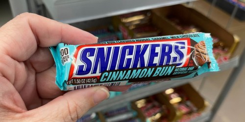 Snickers Cinnamon Bun Candy Bar Now Available Exclusively at Walmart