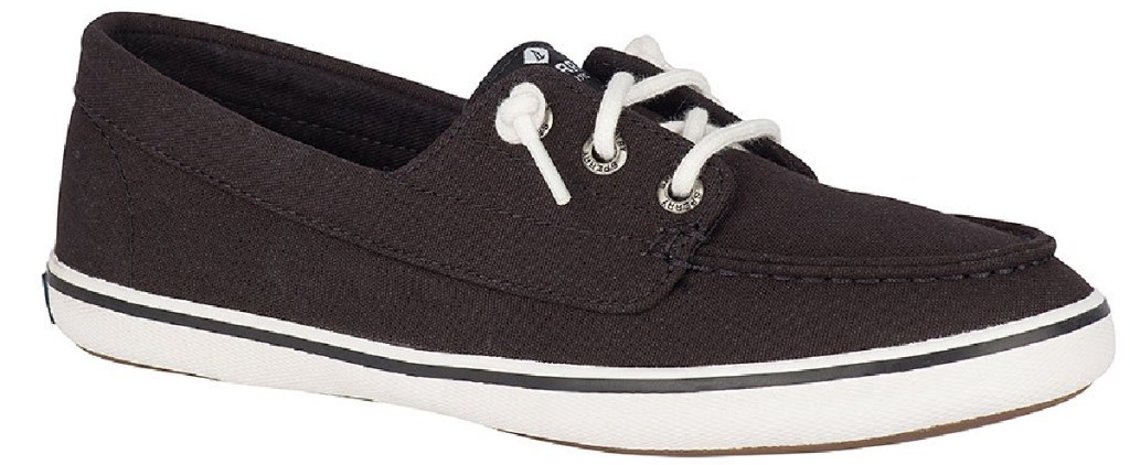 Sperry Sneakers in black with white laces