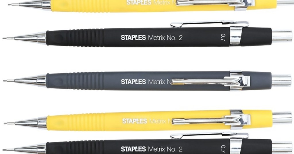 staples metrix mechanical pencils