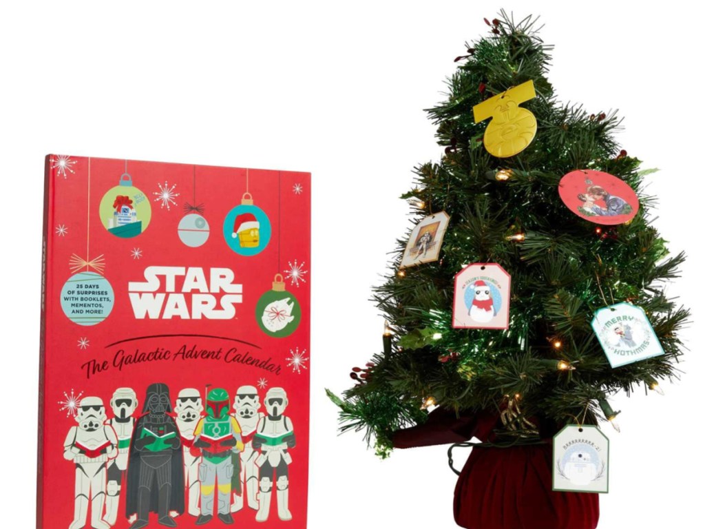 Star Wars advent calendar and Christmas tree