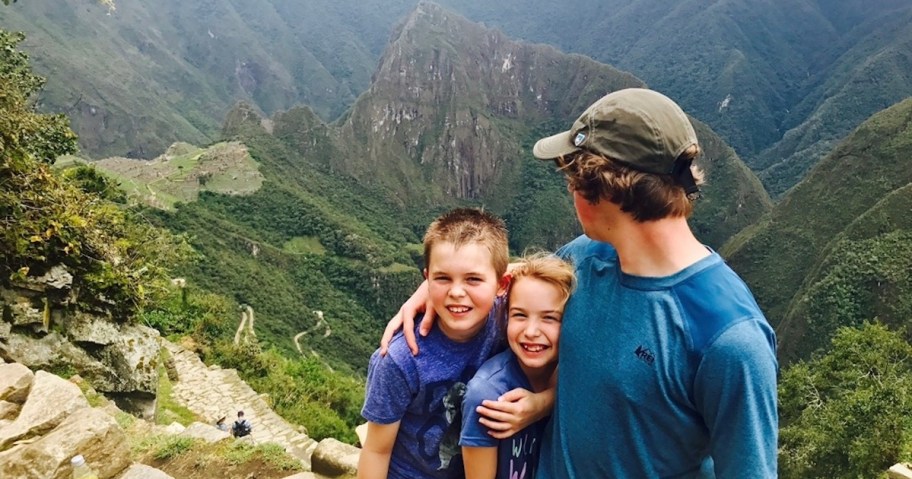 collin family vacation in peru