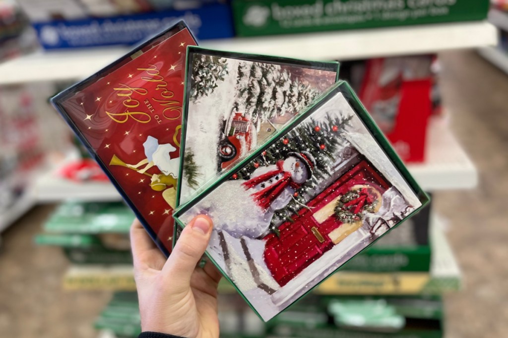 dollar tree christmas cards