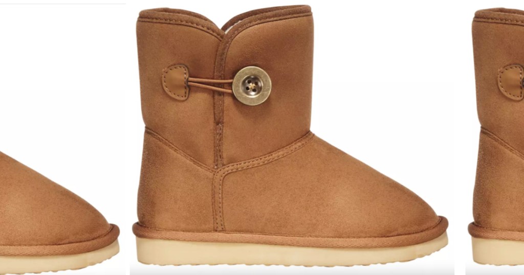 girls tan winter boots