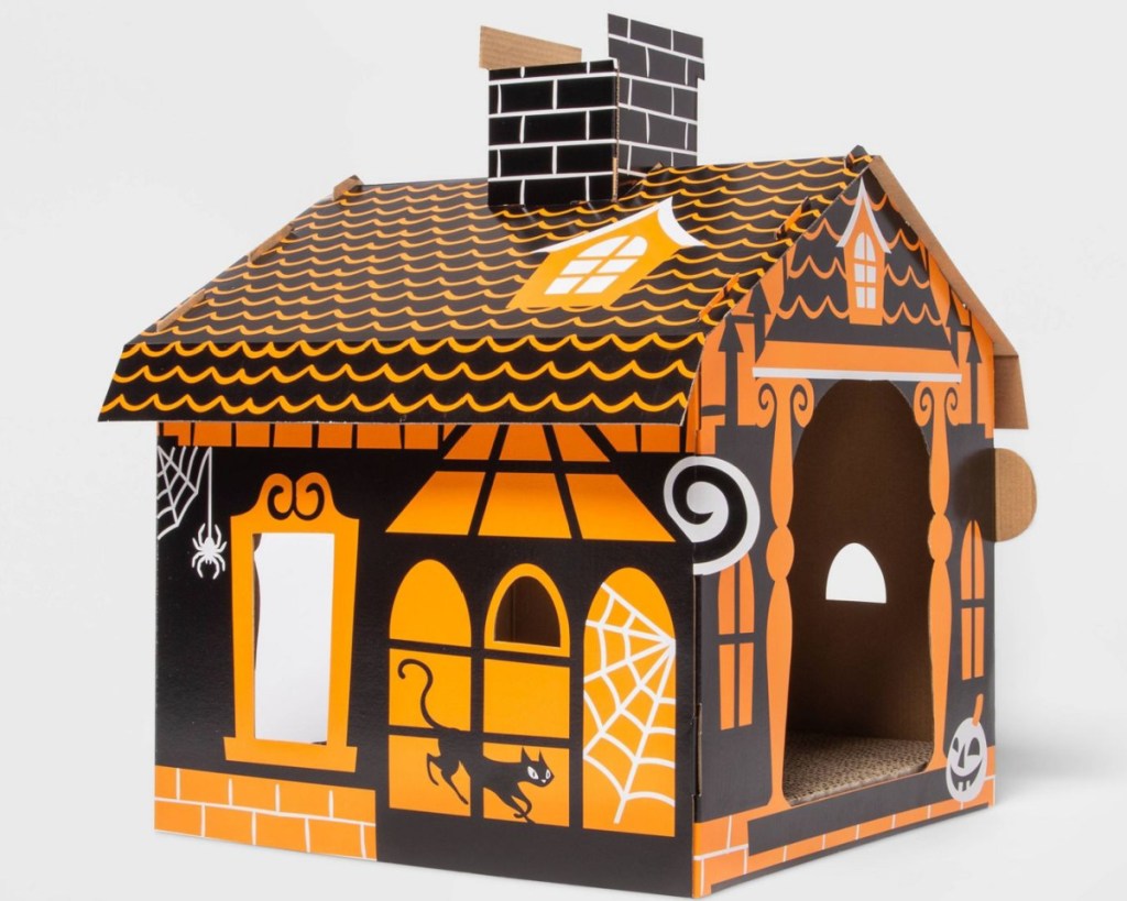 hyde & eek haunted house cat scratcher