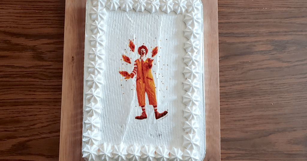 McDonald's sheet cake 