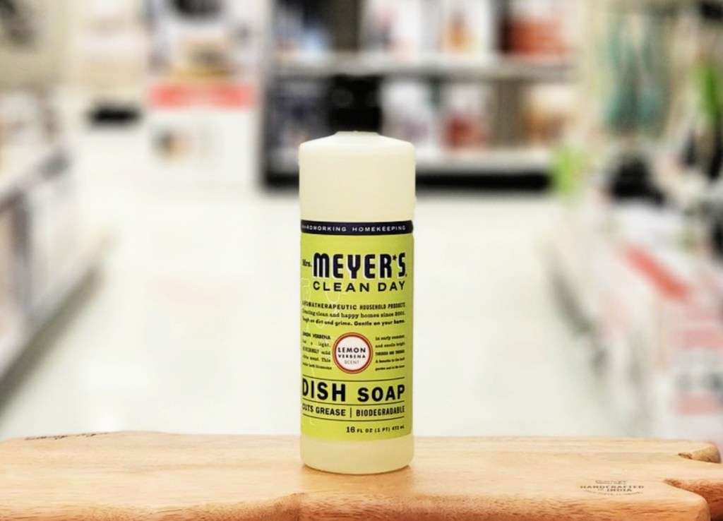 mrs. meyers lemon verbana dish soap