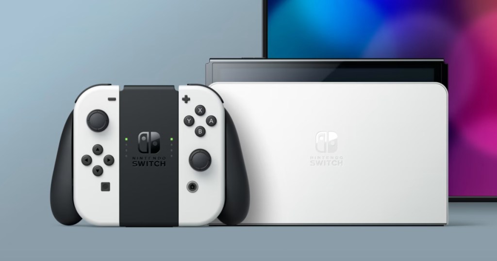 white nintendo switch OLED