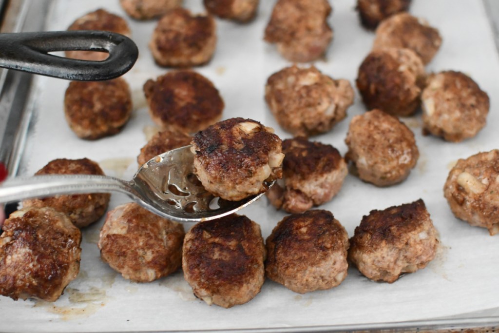 pan fried meatballs