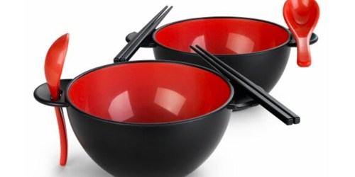 Ramen Bowl 6-Piece Set Only $11.85 on Walmart.com (Reg. $25) | Includes Bowls, Chopsticks, & Spoons