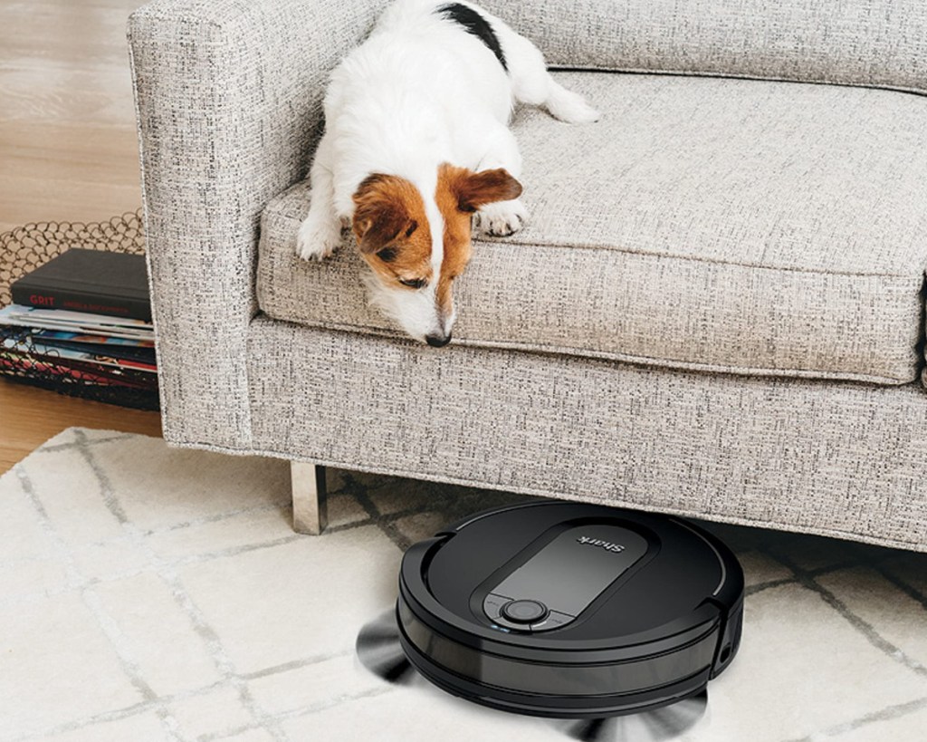 shark robot vacuum under couch