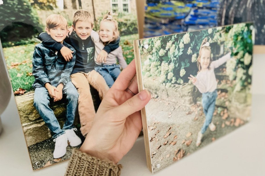 Walgreens bamboo wood panel photo