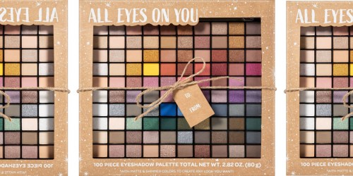 Calling All Beauty Lovers | 100-Piece Eyeshadow Palette Gift Set Just $7 on Target.com