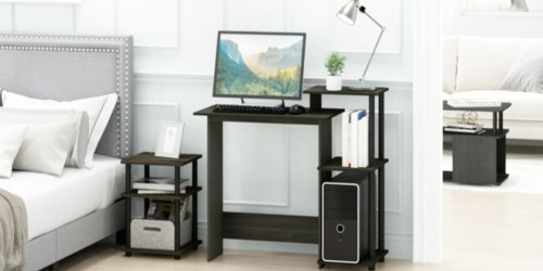 Computer Desk w/ Storage Shelves Just $28.75 Shipped on Amazon (Regularly $91) | Great for Small Spaces