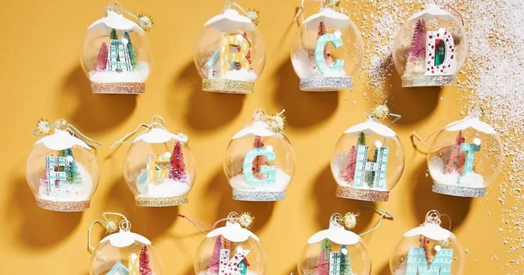 Anthropologie Snow Globe Ornament