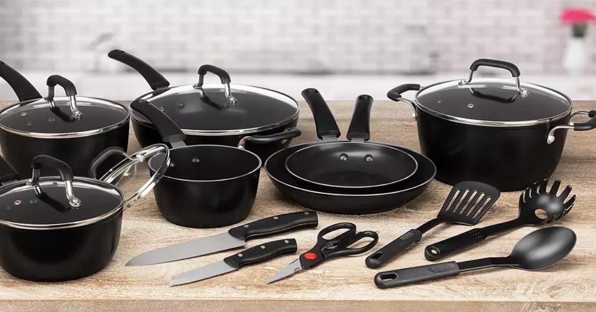 berkley jensen 18 piece cookware set