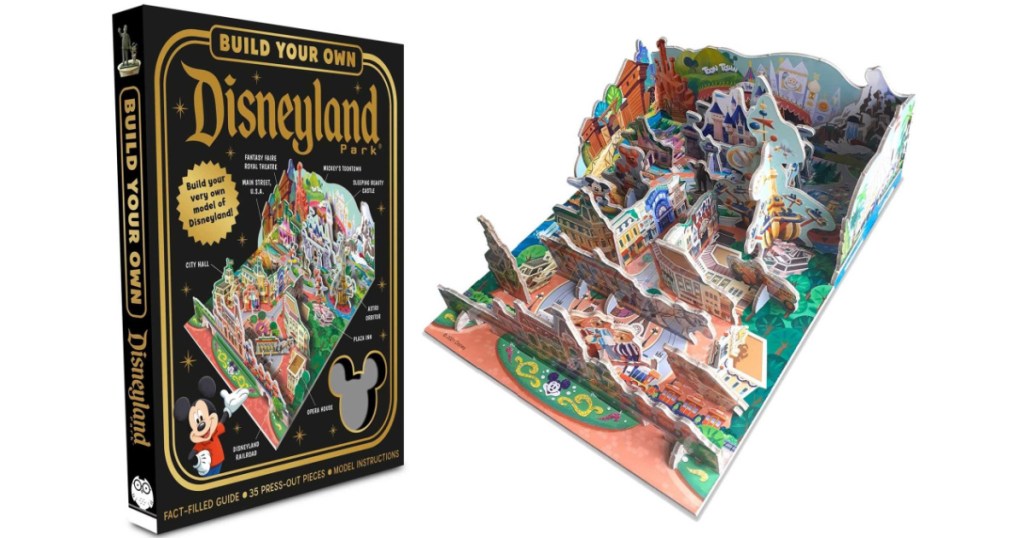 Build Your Own Disneyland Book and 3d cut-out