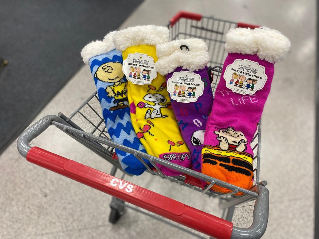 CVS Peanuts Socks