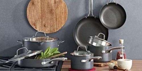 Calphalon Nonstick Cookware 10-Piece Set from $101.99 Shipped (Dishwasher & Oven-Safe!)