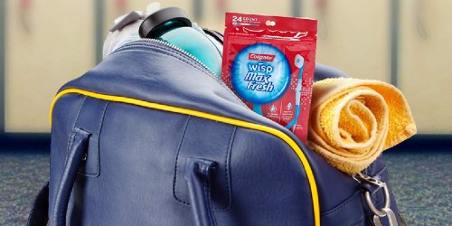 Colgate Wisp Disposable Mini Toothbrushes 96-Count Only $9.79 Shipped on Amazon