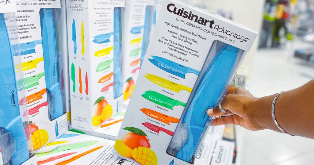 grabbing a cuisinart knife set