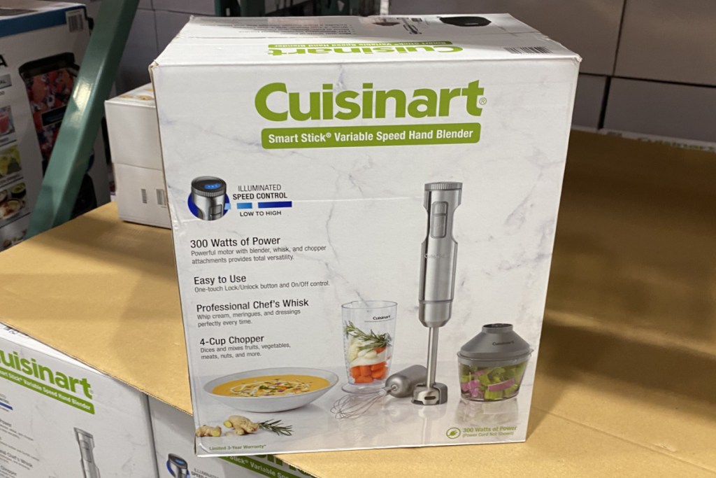 Cuisinart Immersion Hand Blender w/ Storage Bag box