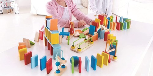 Hape Dynamo Wooden Domino 107-Piece Set Just $18.40 on Amazon (Regularly $40)