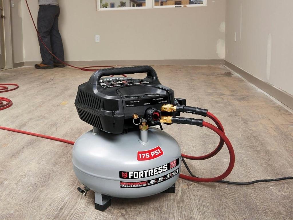 Fortress 6-Gallon High-Performance Hand-Carry Jobsite Air Compressor