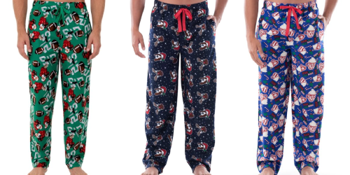 ** Fruit of the Loom Men’s Holiday Fleece Pajama Pants Only $7.50 on Walmart.com