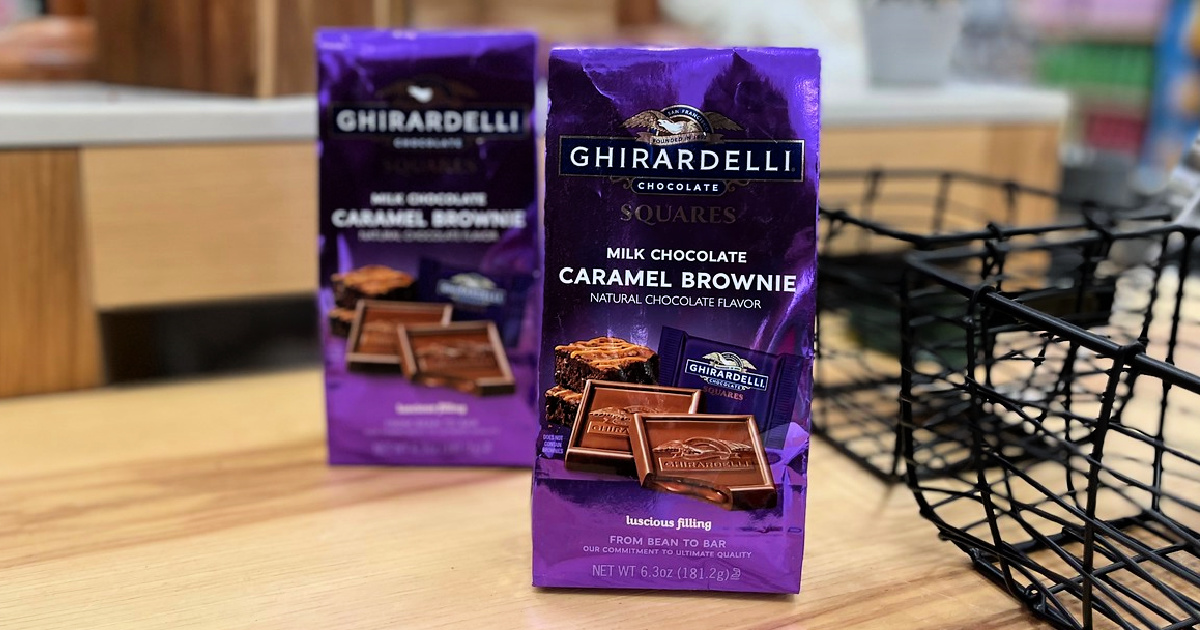 Ghirardelli Caramel Brownie Squares