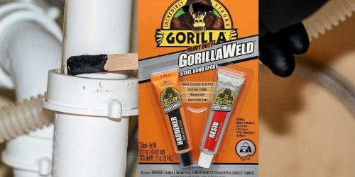 Gorilla Heavy Duty GorillaWeld 2-Pack Epoxy Adhesive Only $1.47 on Lowe’s.com (Regularly $6)