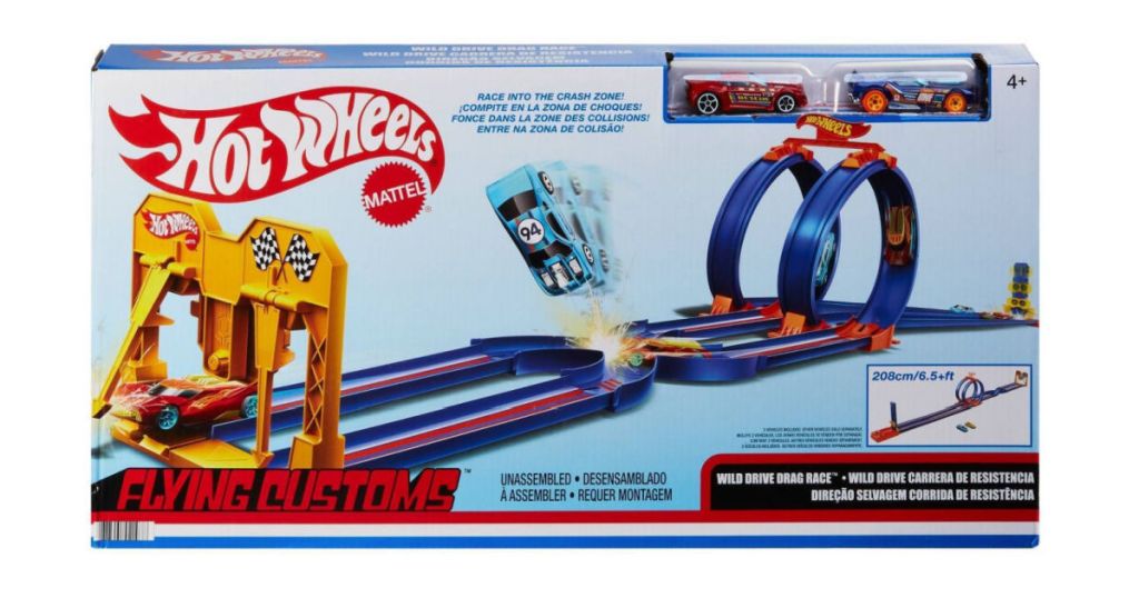 toy track set in box 