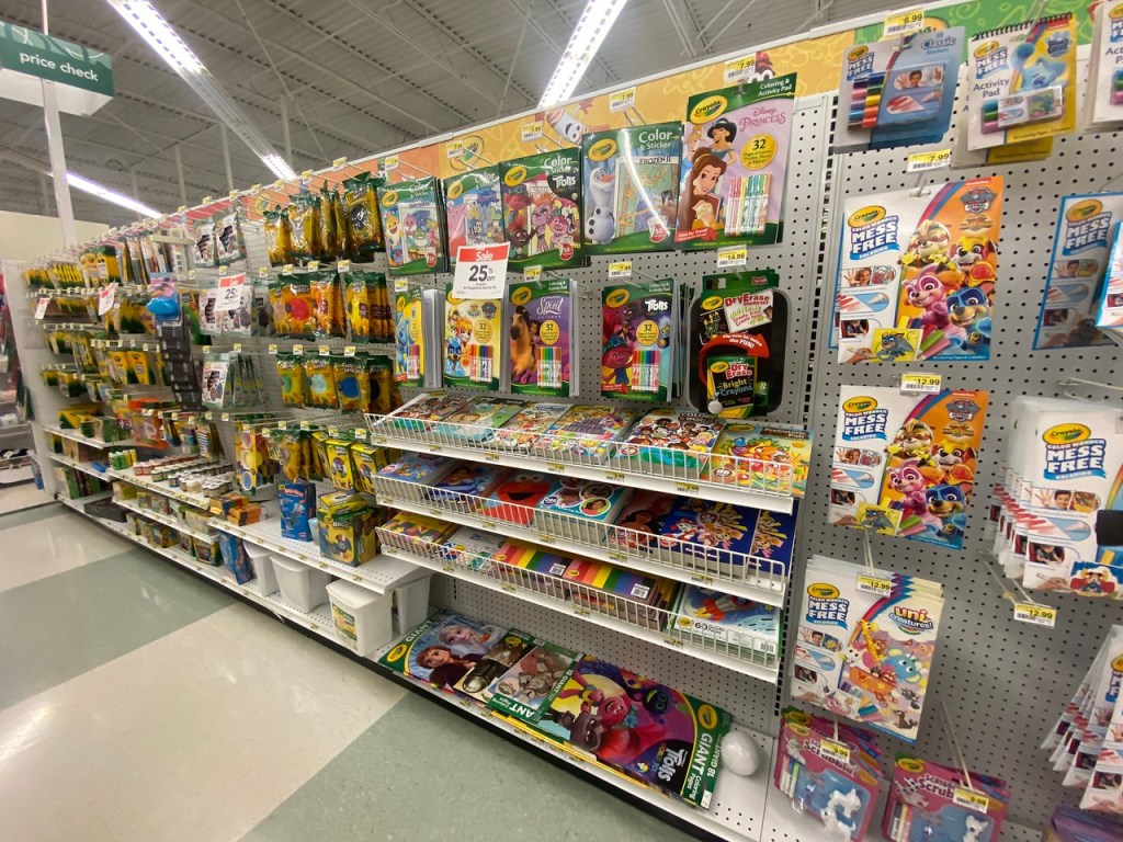 Joann Crayola Aisle