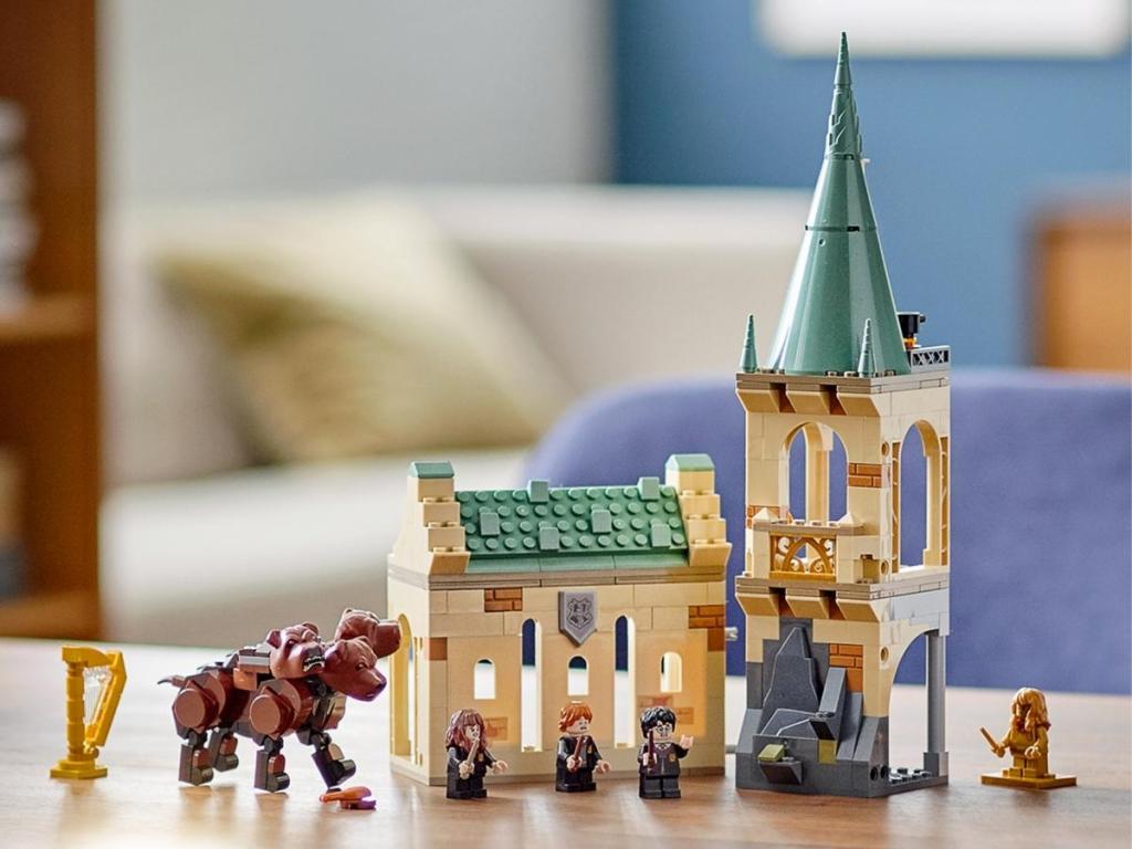 lego harry potter fluffy encounter building set with characters