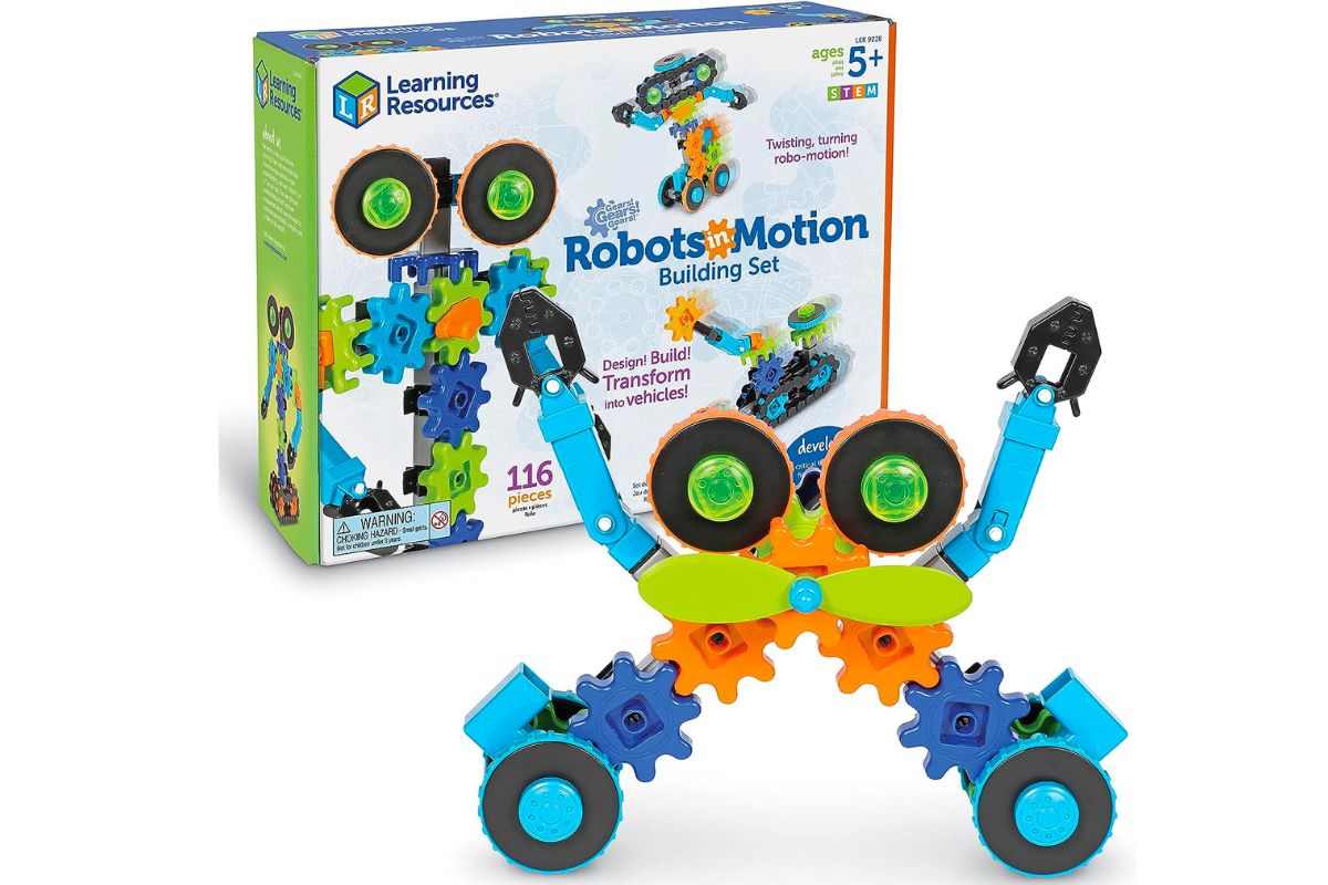 Learning Resources GearsGears Gears Robots in Motion Building Set