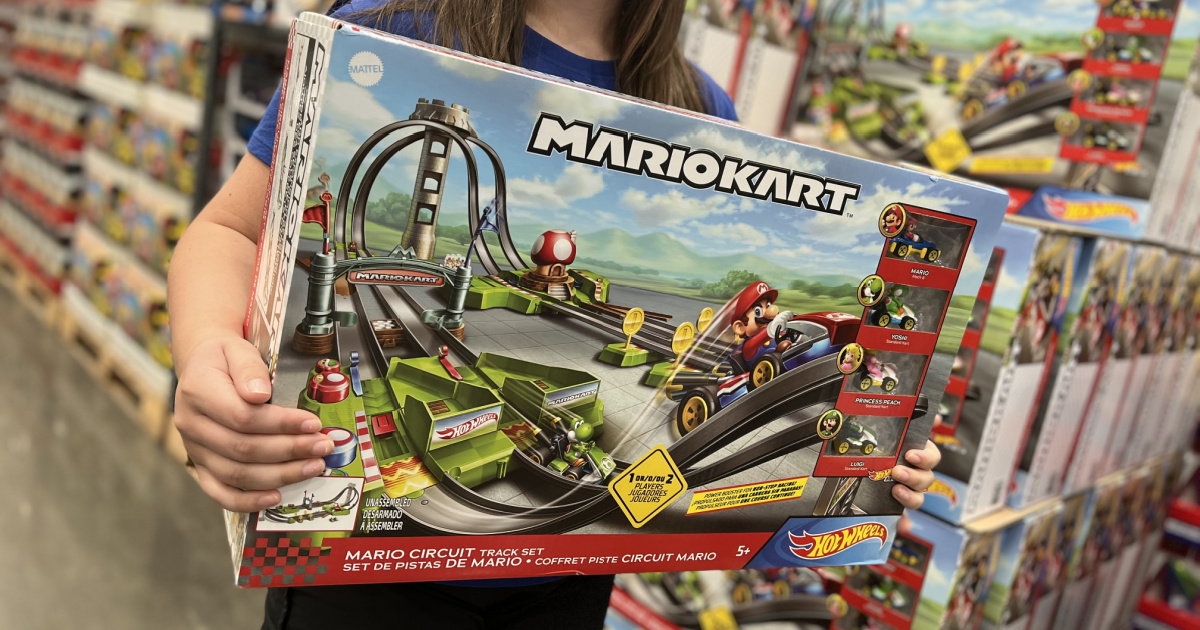 Mariokart themed Hot Wheels set