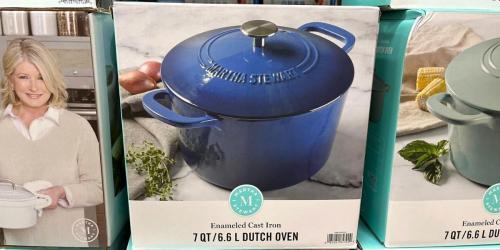 Martha Stewart 7-Quart Cast Iron Dutch Oven Just $22.81 at Sam’s Club  | Over 600 5-Star Reviews