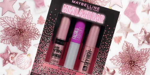 Maybelline Mini Lash Bar Mascara Kit Only $6.49 Shipped on Amazon (Regularly $11) | Great Stocking Stuffer