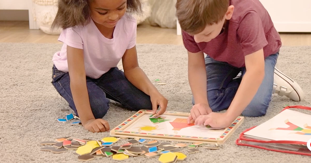 Melissa & Doug Magnetic Pattern Blocks