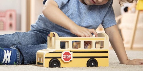 Melissa & Doug Wooden Bus Only $11 on Amazon (Regularly $21) + More Playsets