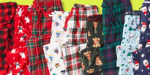 Old Navy Pajama Pants Just $7 Shipped (Regularly $20) – Includes Plus Sizes Too