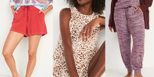 ** Old Navy Women’s Loungewear from $7.97 (Regularly $17) | Shorts, Tops & More