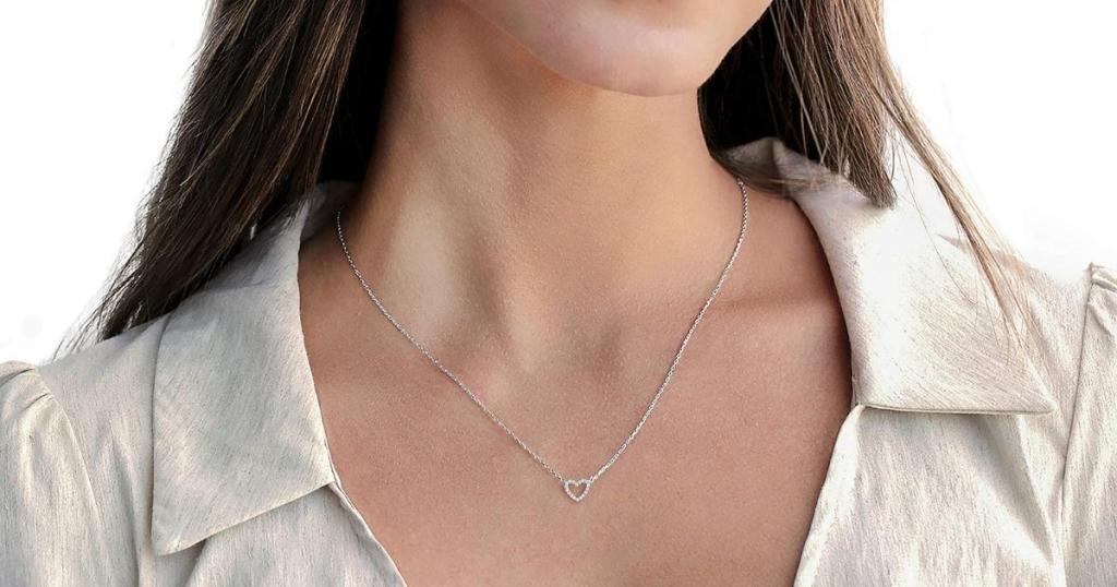 PAVOI 14K Gold Plated Dainty Pendant Necklace