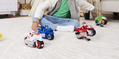 Paw Patrol Wildcat’s Deluxe Motorcycle Vehicle Sets Just $7 on Amazon (Regularly $15)